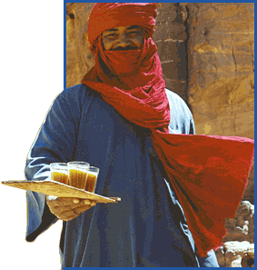 Willkommen zum Tuareg-Tee!